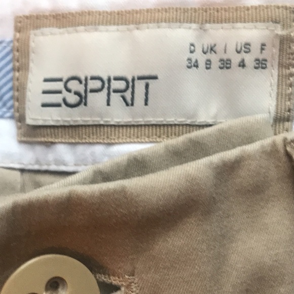 Esprit Khaki Capris Size 4 - Picture 2 of 9